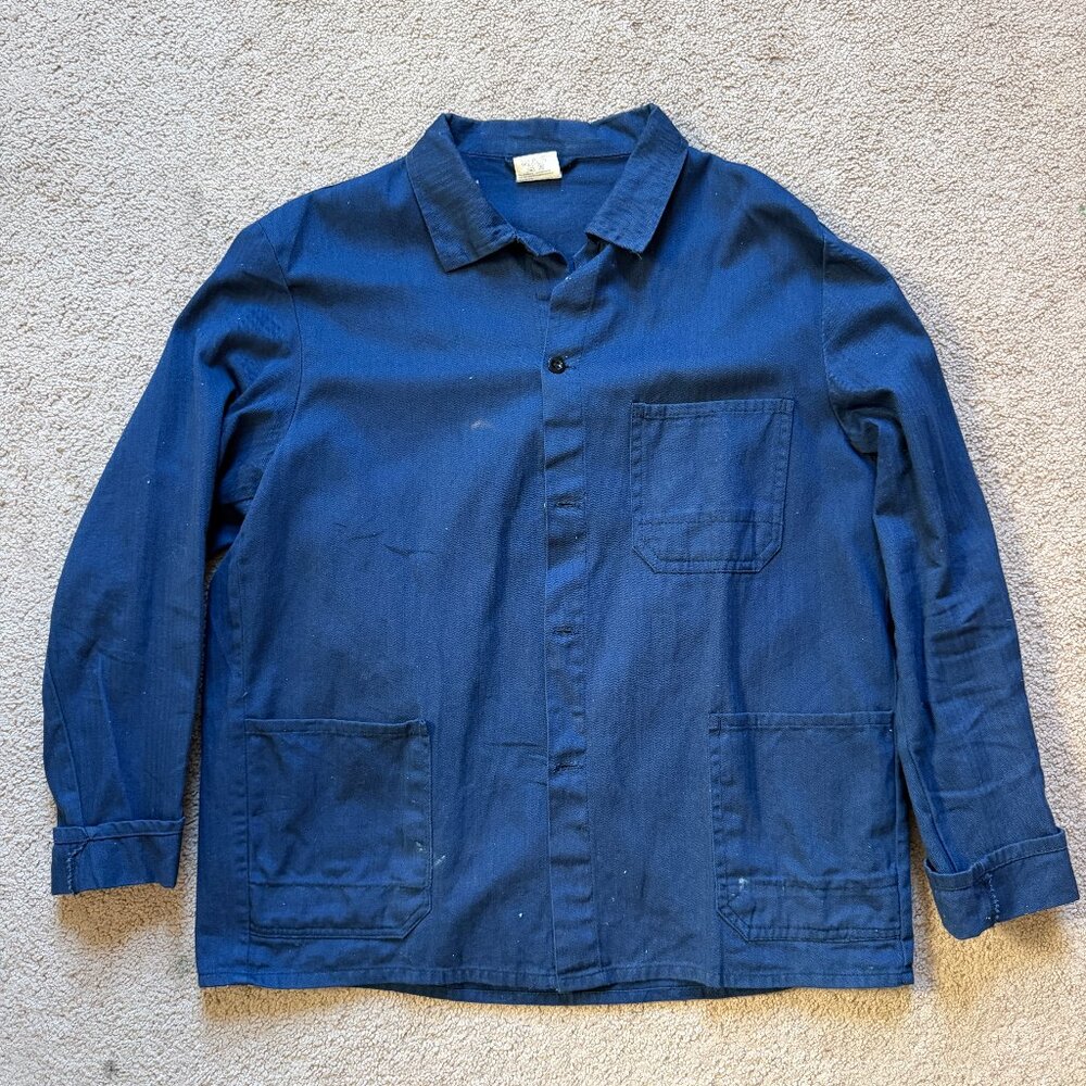 Vintage German Work Shirt - Blue